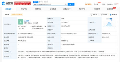 小商品城成立企業管理公司，注冊資本3億元專注企業管理咨詢